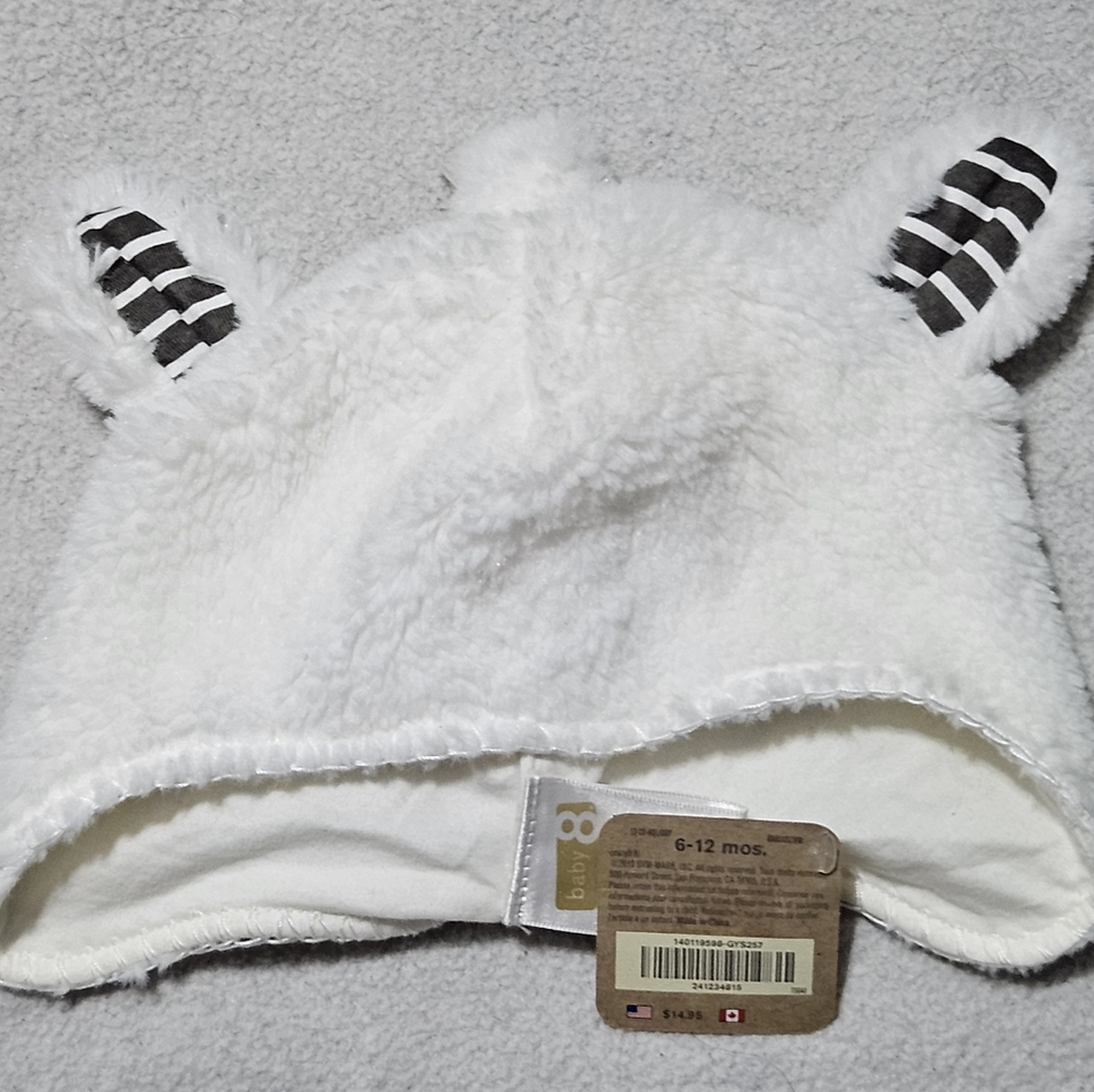 NWT! 6 -12 months beanie/hat with ears